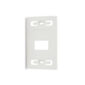 FACEPLATE VERTICAL 2 PUERTOS MX-FP-S-02-02B