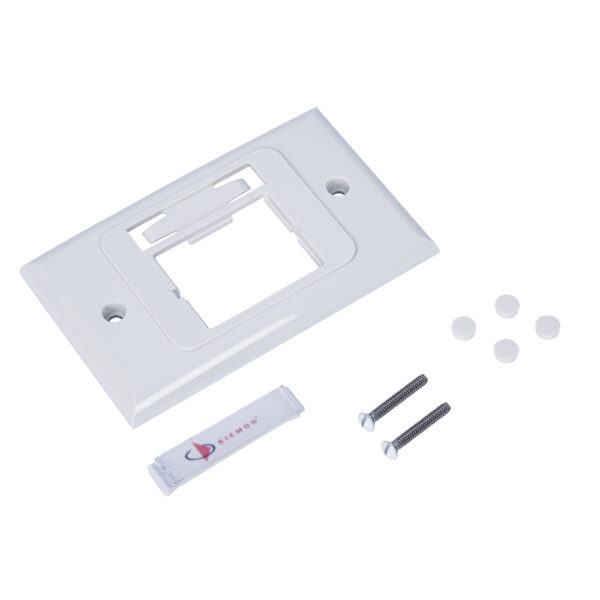 Siemon CT2-HFPA-02 Face Plate Horizontal 1 Puerto Tera