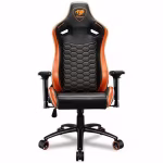 Cougar Sillón de Juego COUGAR Outrider S CGR-OUTRIDER S - Cuero PVC, Acero - Negro, Naranja 3MOUTNXB.0001