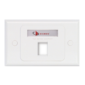 Siemon MX-HFP-01-02B Siemon Face Plate Horizontal de 1 Puerto