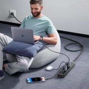 regleta protector contra sobretensiones ugreen 3 nema 5