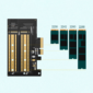ADAPTADOR TARJETA M.2 PCIe 3.0 x4 2PT UGREEN