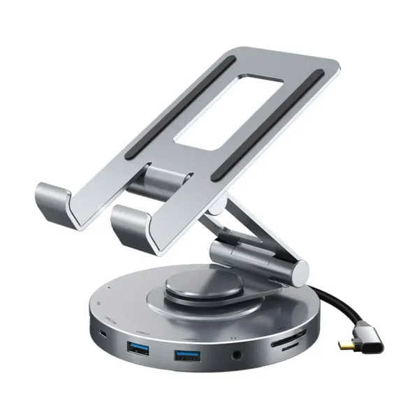 8 IN 1 Aluminum USB C Hub & Stand for iPad Pro CB02G