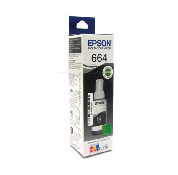Botella de Tinta Epson T664120 Negro L200/L300/L455